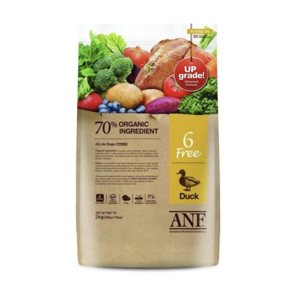 Thức ăn ANF hữu cơ vị vịt cho chó gói 2kg