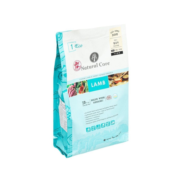Thức ăn cho chó Natural Core vị thịt cừu gói 1kg