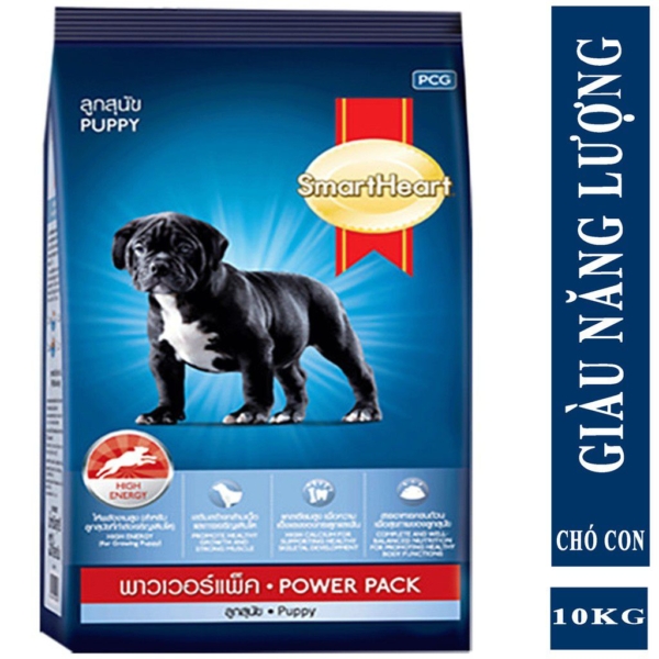 Thức ăn hạt Smartheart Power Pack Puppy chó con gói 1kg