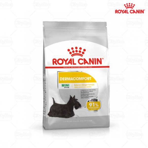 Thức ăn Royal Canin Mini Dermacomfort 1kg giảm dị ứng da và ngứa cho chó
