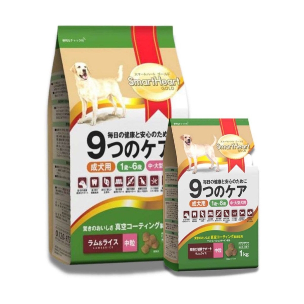 Thức ăn Smartheart Gold Lamb & Rice dành cho chó trưởng thành giống nhỏ gói 3kg