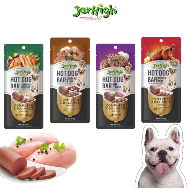 Xúc xích JerHigh Hot Dog Bar 150g